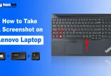 Lenovo laptop keyboard showing screenshot keys