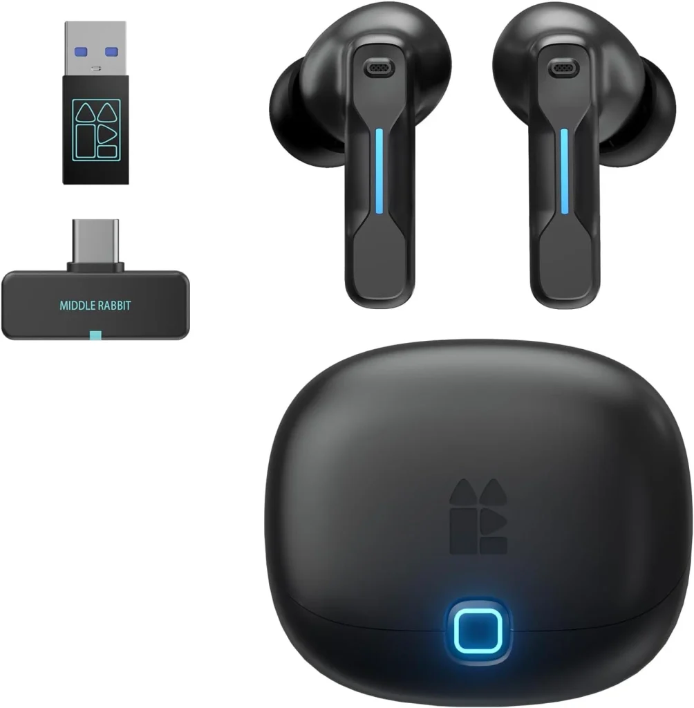 Middle Rabbit SW5 Wireless Gaming Earbuds | Image Credit: Amazon