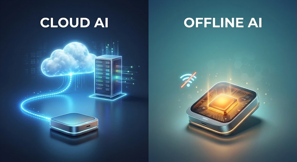 Offline AI vs Cloud AI
