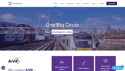 Screenshot of One Big Circle Website | Image Credit: NogenTech