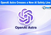 Purple and white OpenAI Astra logo centered on a light wave background with NogenTech branding.