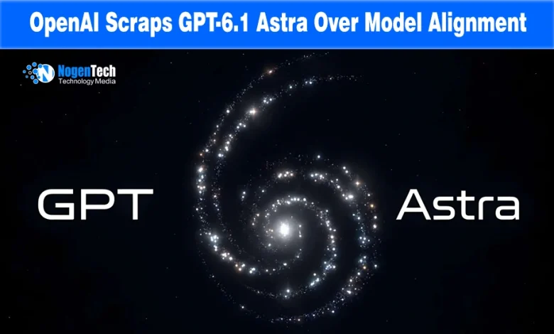 Spiral star galaxy graphic in space flanked by the text GPT on the left and Astra on the right.
