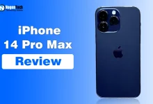 Deep Purple iPhone 14 Pro Max shown from the back