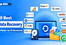10 Best Data Recovery Software for Professionals featuring popular recovery tools and software logos.