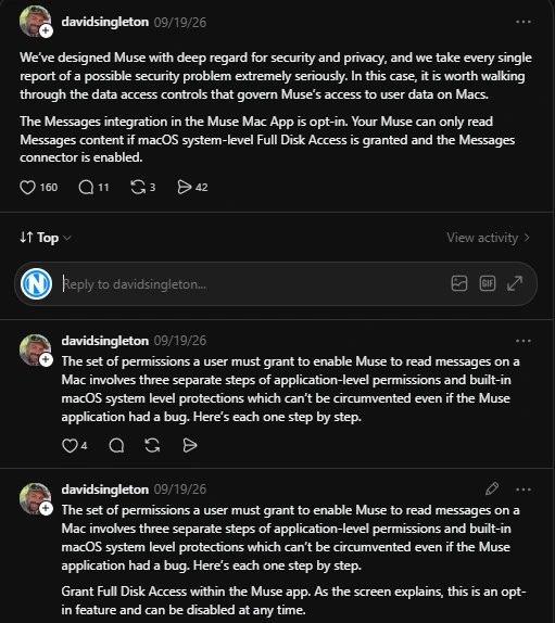 David Singleton's reply to Jason Aten on Threads