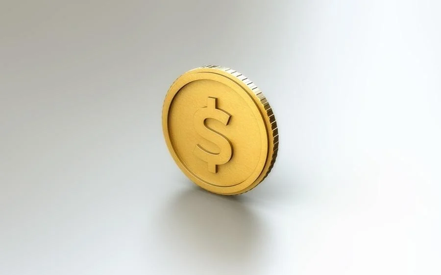 Digital Currency displayed using a Dollar sign coin | Image Credit: Vecteezy